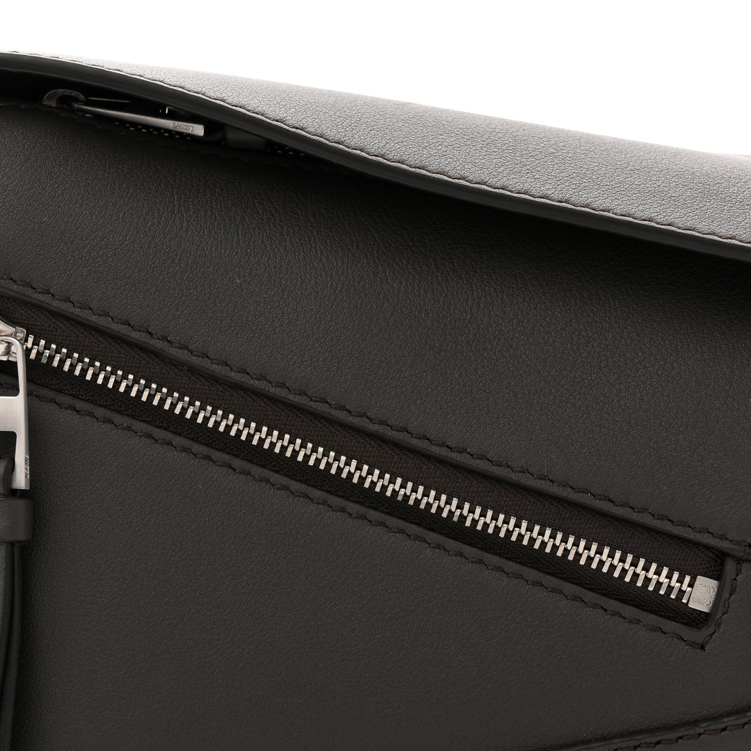 Calfskin Mini Puzzle Bumbag Dark Grey