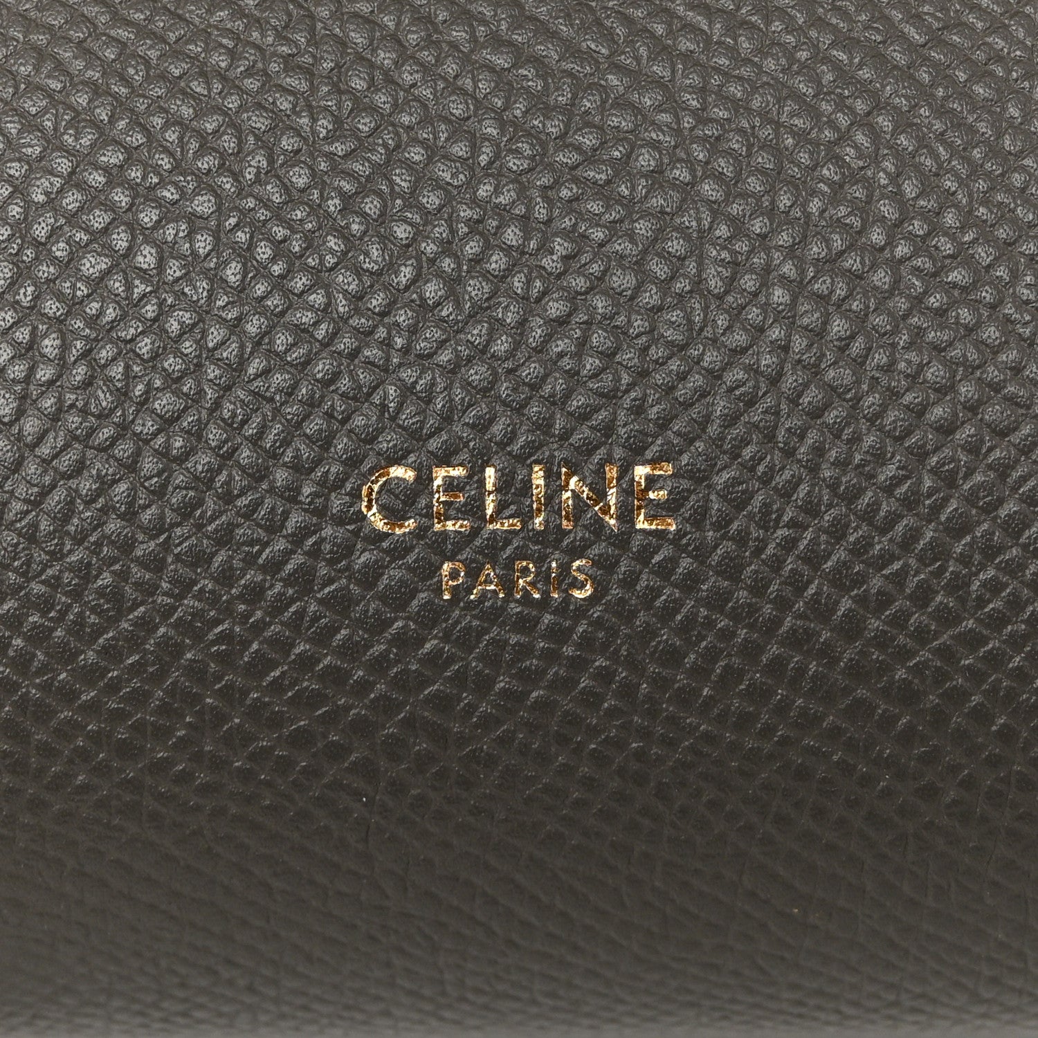 Grained Calfskin Nano Belt Bag Grey