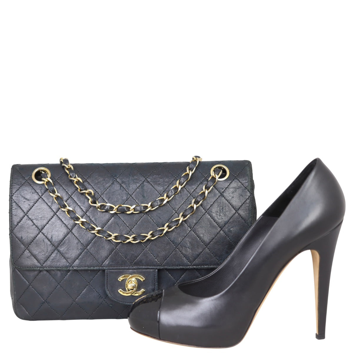 Chanel Classic Double Flap Medium | Black Lambskin 6 Series