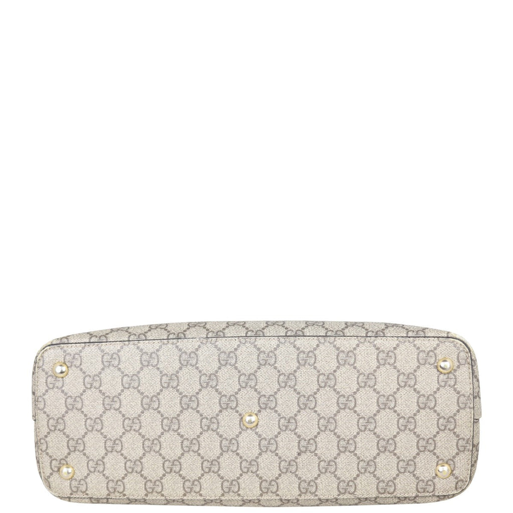 Gucci GG Supreme Small Zip Tote
