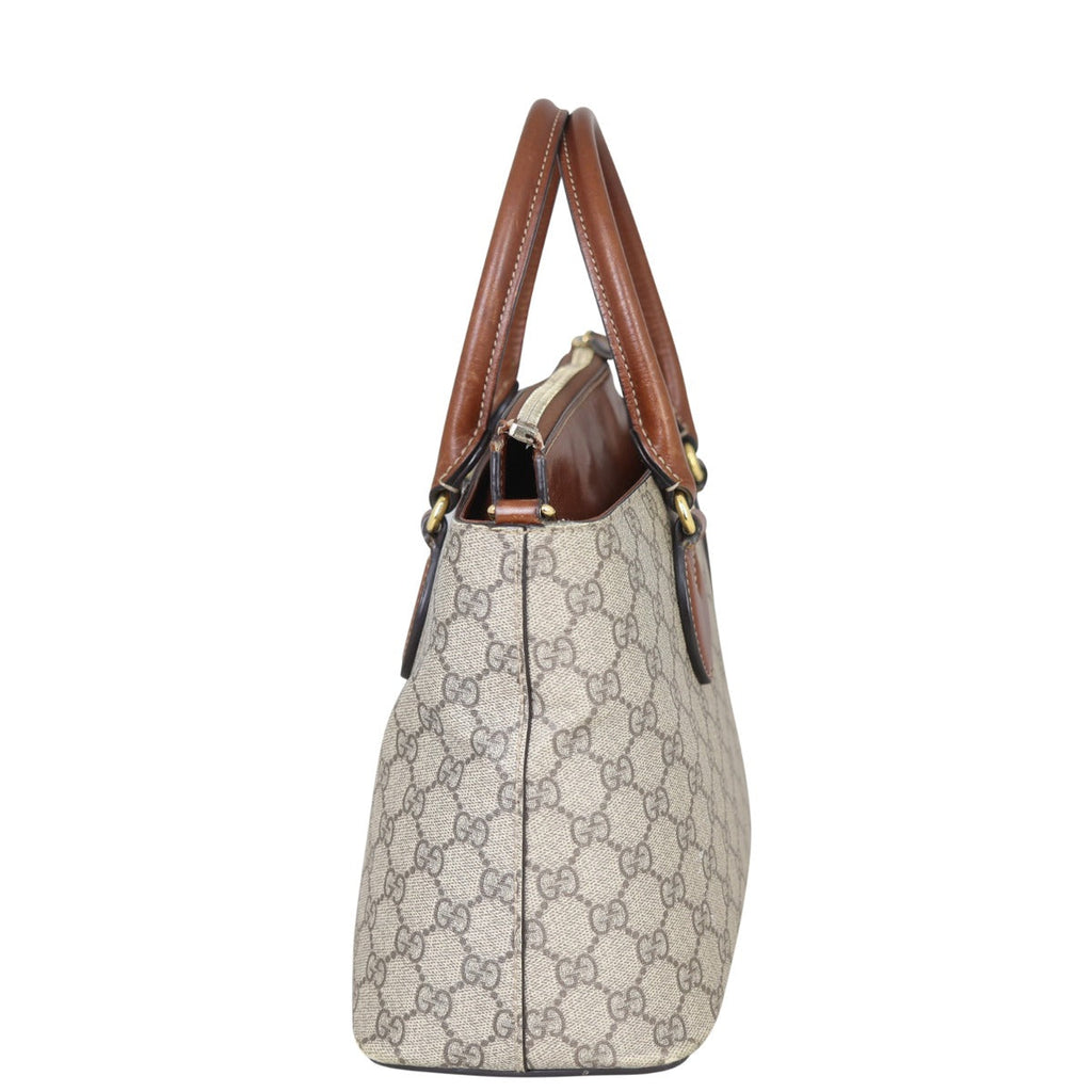 Gucci GG Supreme Small Zip Tote
