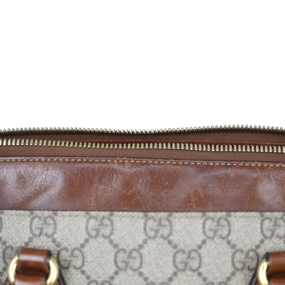 Gucci GG Supreme Small Zip Tote