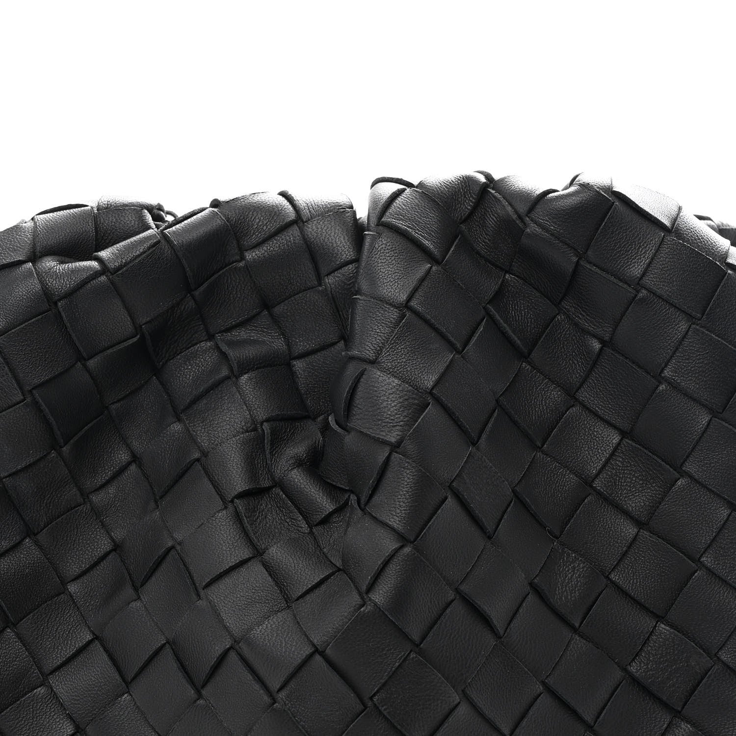 Nappa Maxi Intrecciato The Pouch Oversized Clutch Black