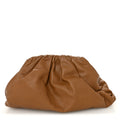 Smooth Butter Calf The Pouch Oversized Clutch Cammello