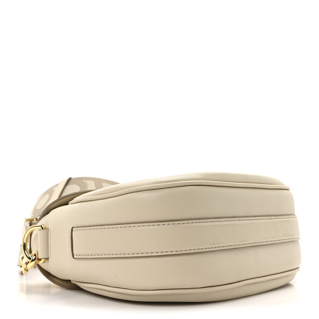 Calfskin Large The Covered J Marc Saddle Bag Cloud White