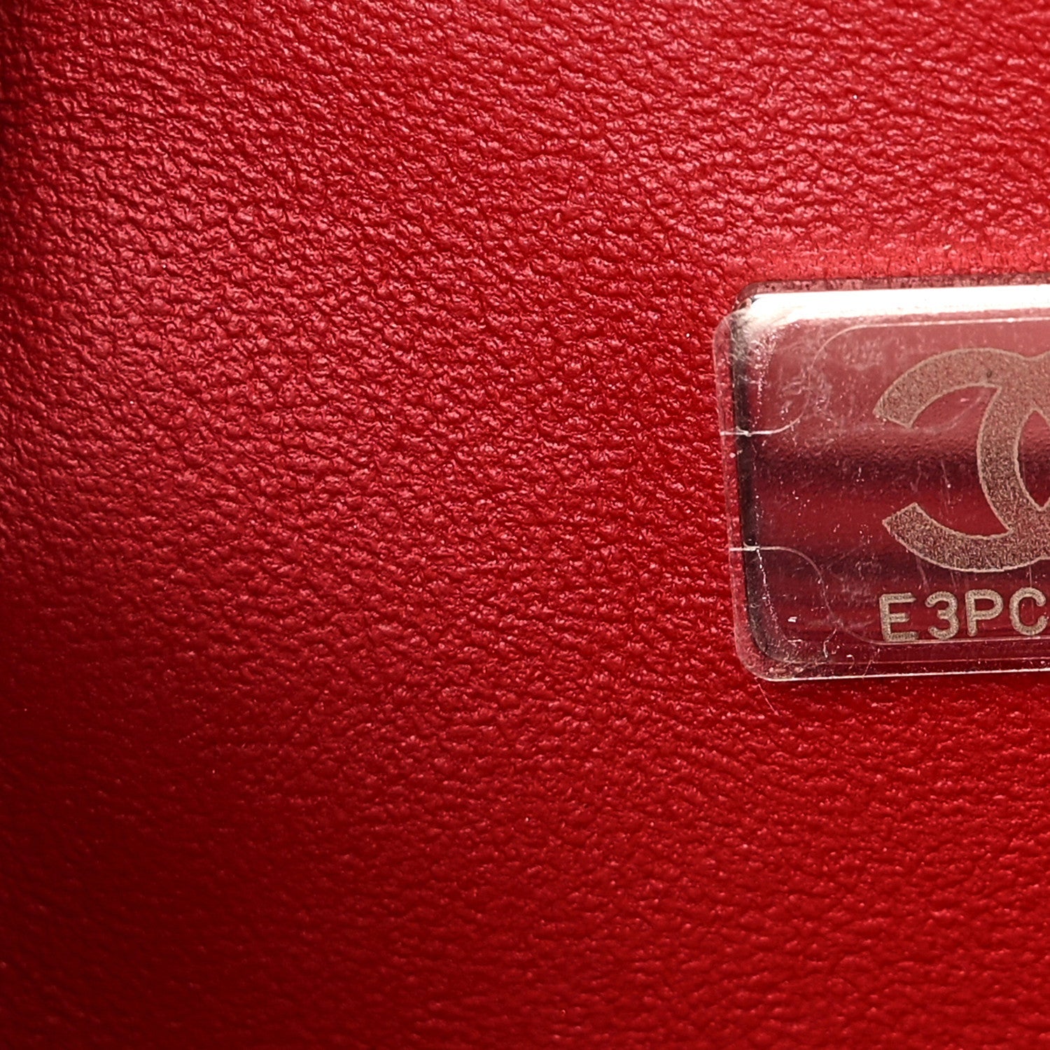 Lambskin Quilted Mini Rectangular Flap Red