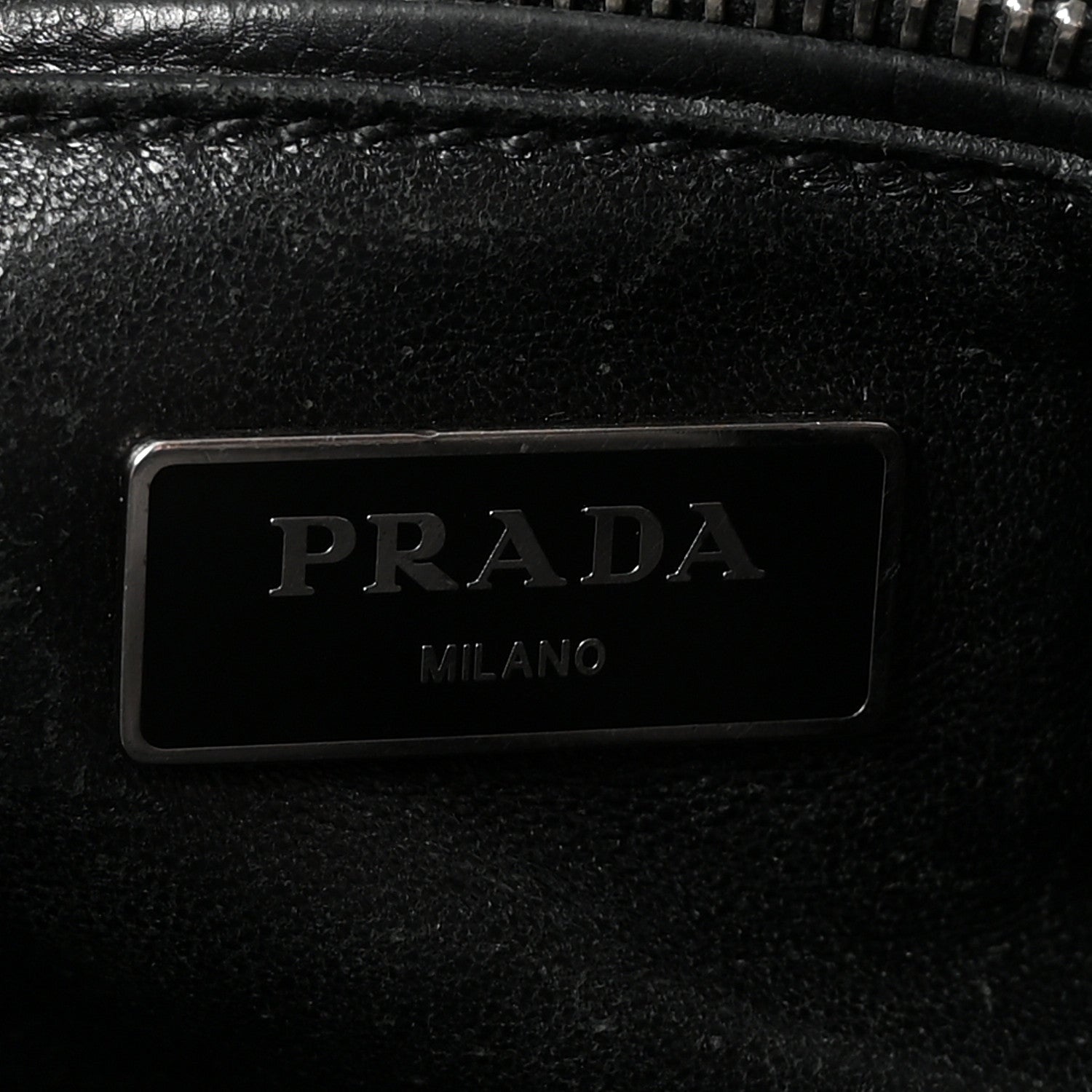 Glace Calf Twin Pocket Tote Black