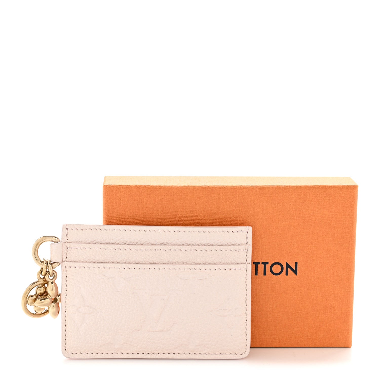 Empreinte Monogram LV Charms  Holder Snowy Pearl