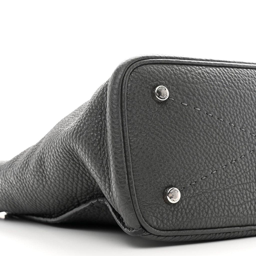 Cuoio Romano Selleria Small Anna Bucket Bag Asfalto