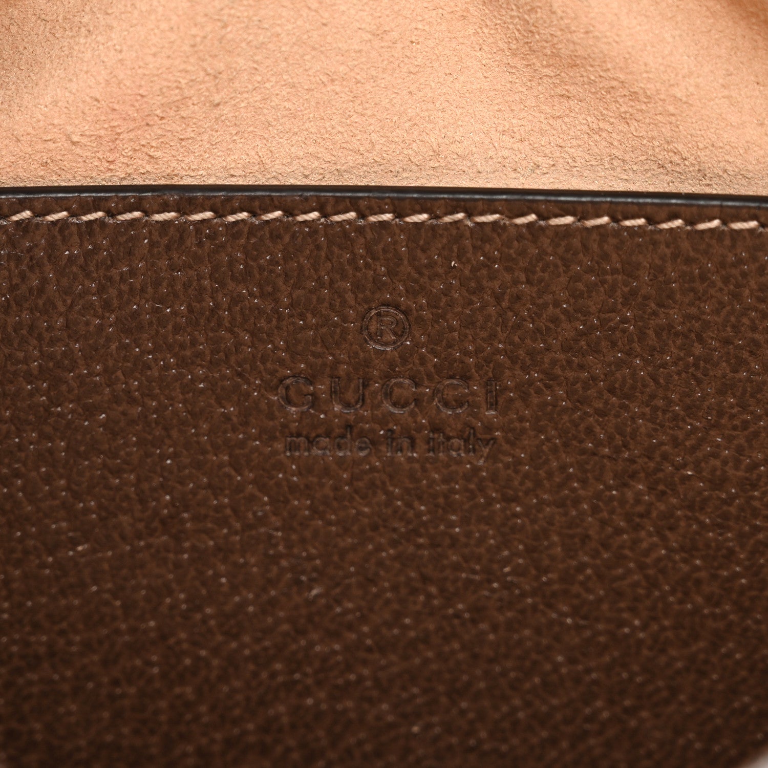 GG Supreme Monogram Web Mini Ophidia Shoulder Bag Brown