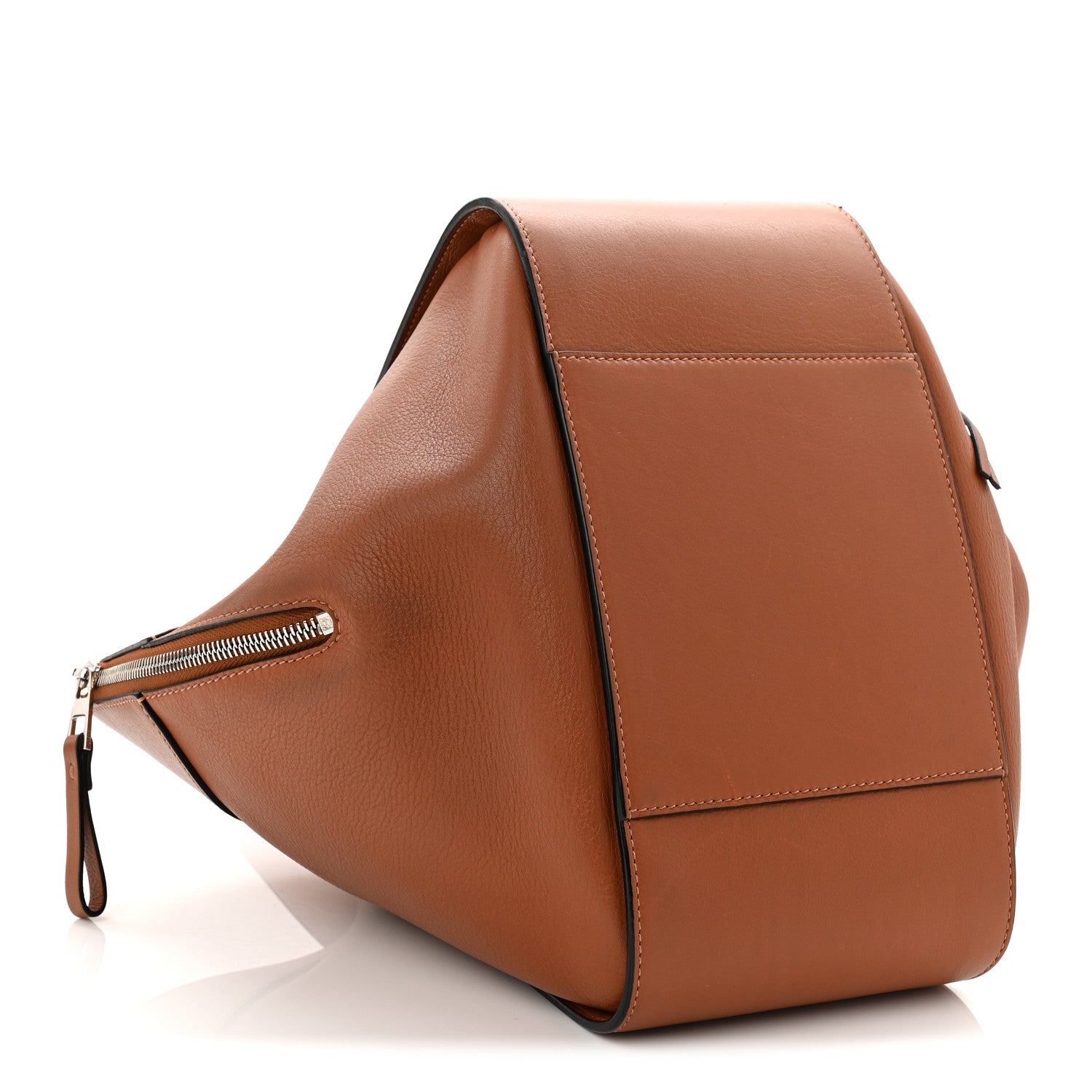 Calfskin Small Hammock Shoulder Bag Tan