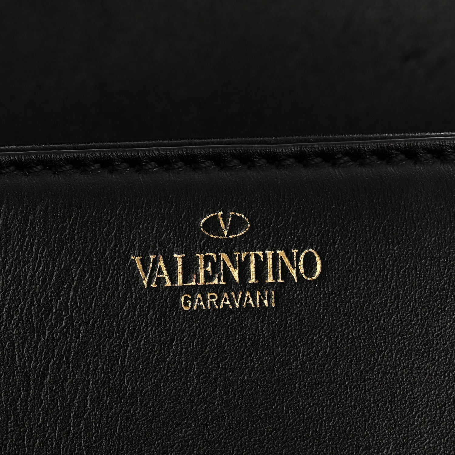 Calfskin Small Vlogo Chain Shoulder Bag Black