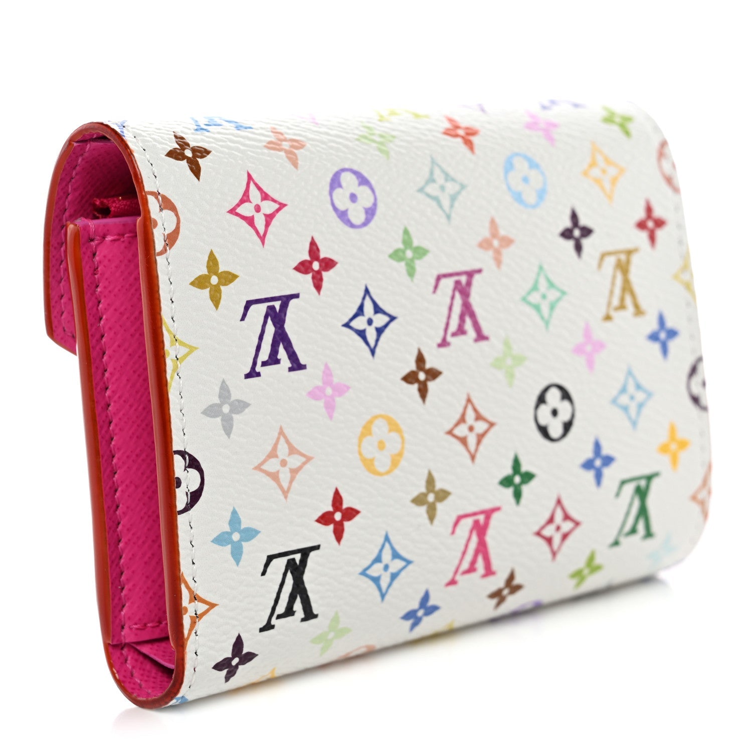 LV x TM Monogram Multicolor Victorine Wallet White