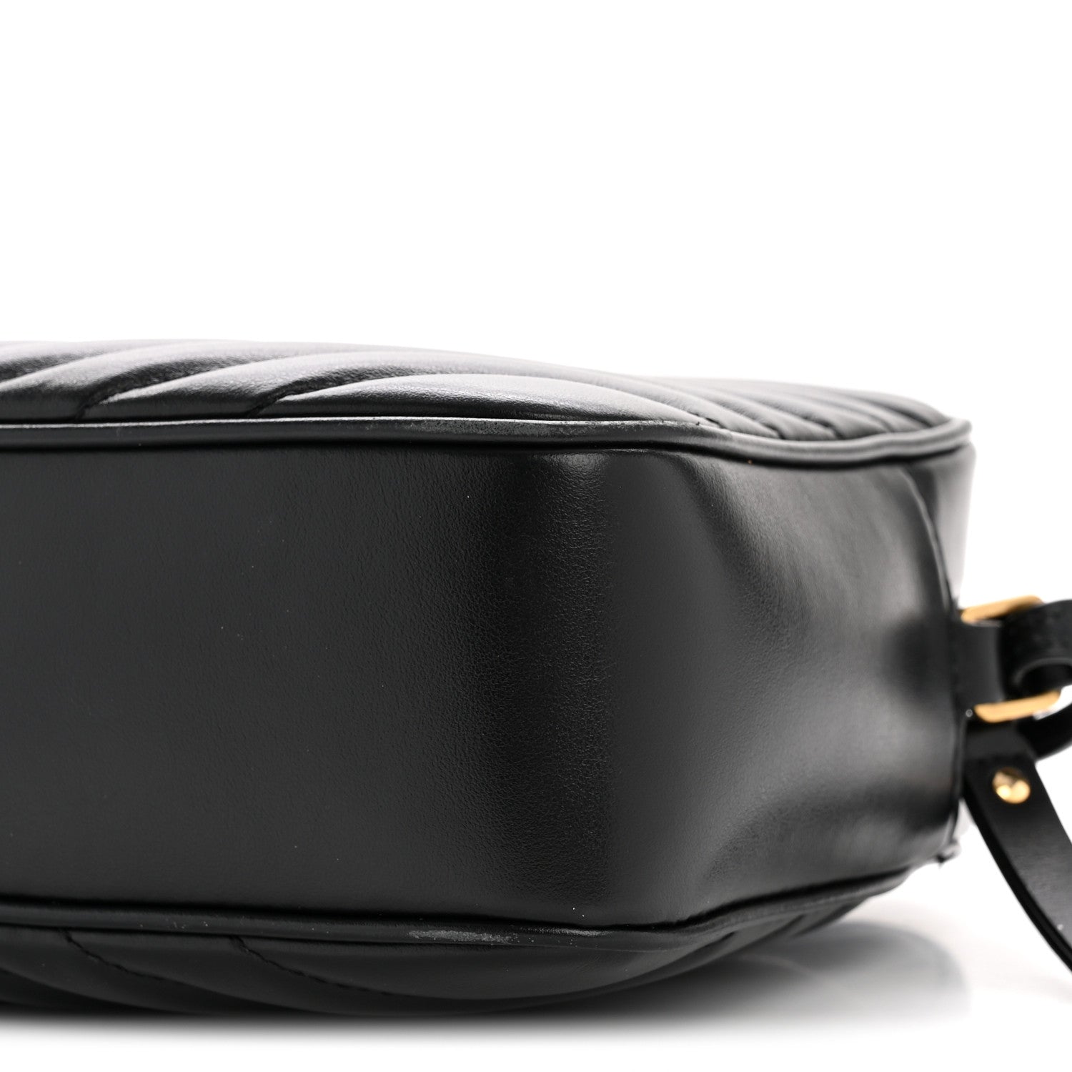Calfskin Matelasse Monogram Lou Camera Bag Black