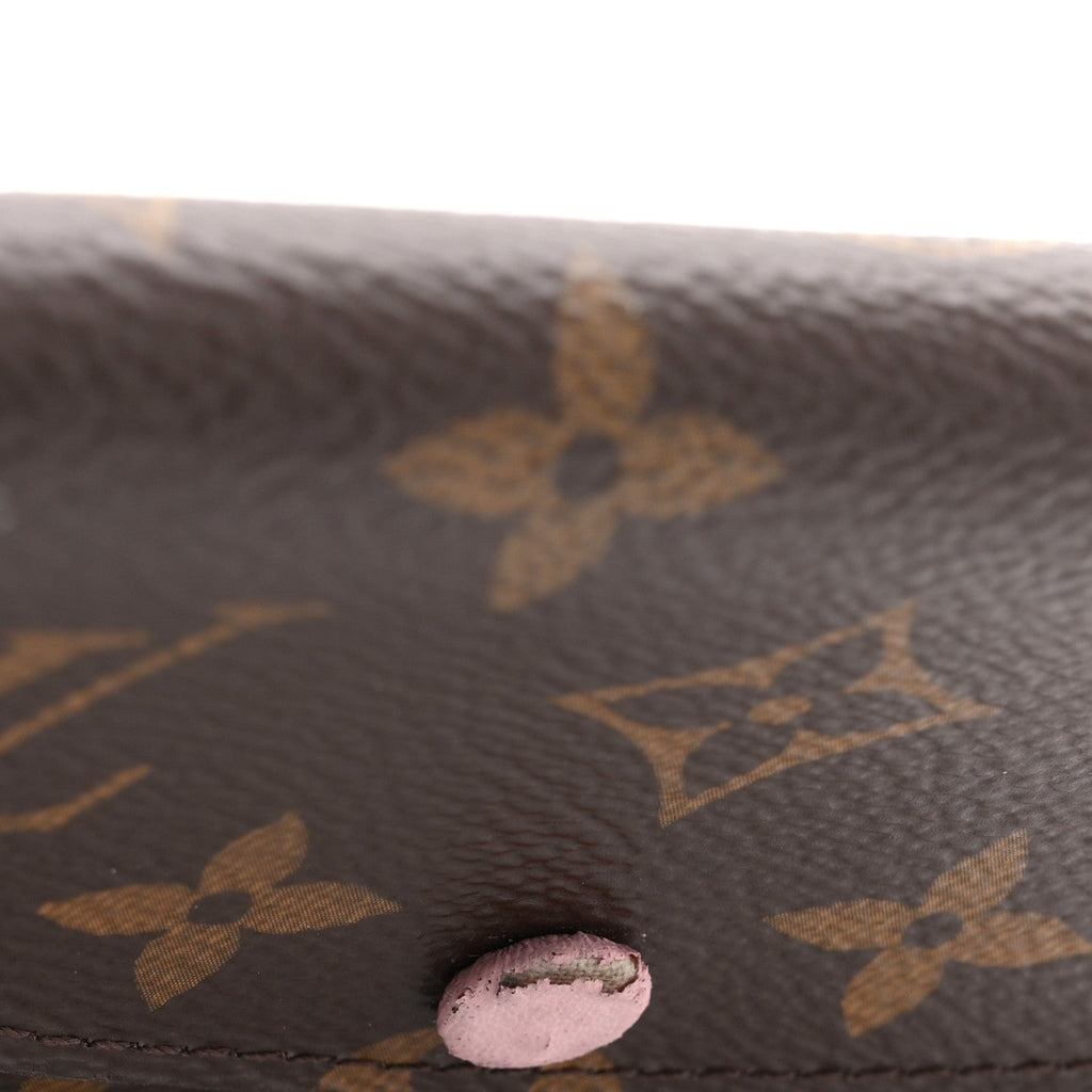 Monogram Rosalie Coin Purse Rose Ballerine