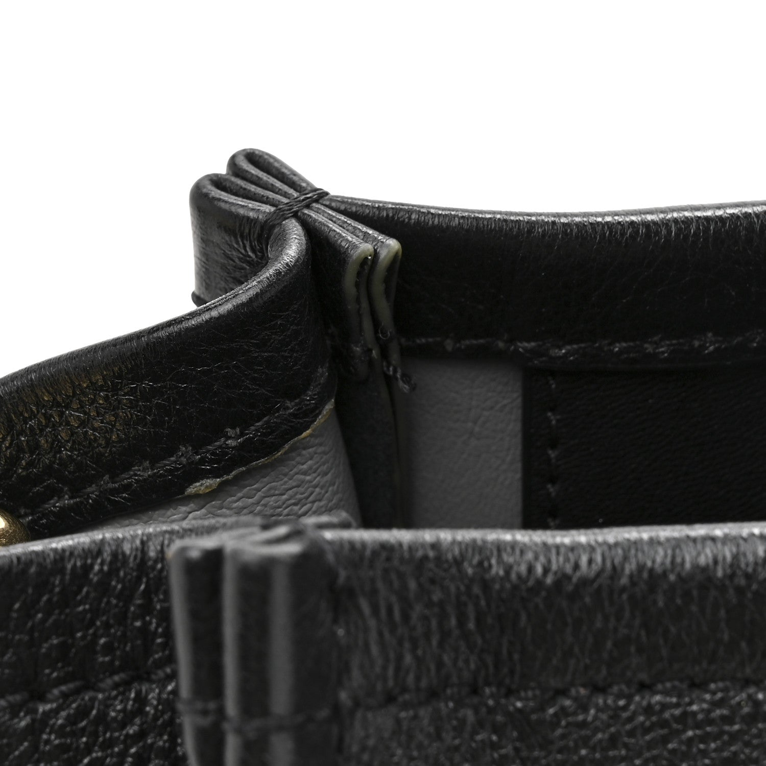 Grained Calfskin Medium The Tote Bag Black