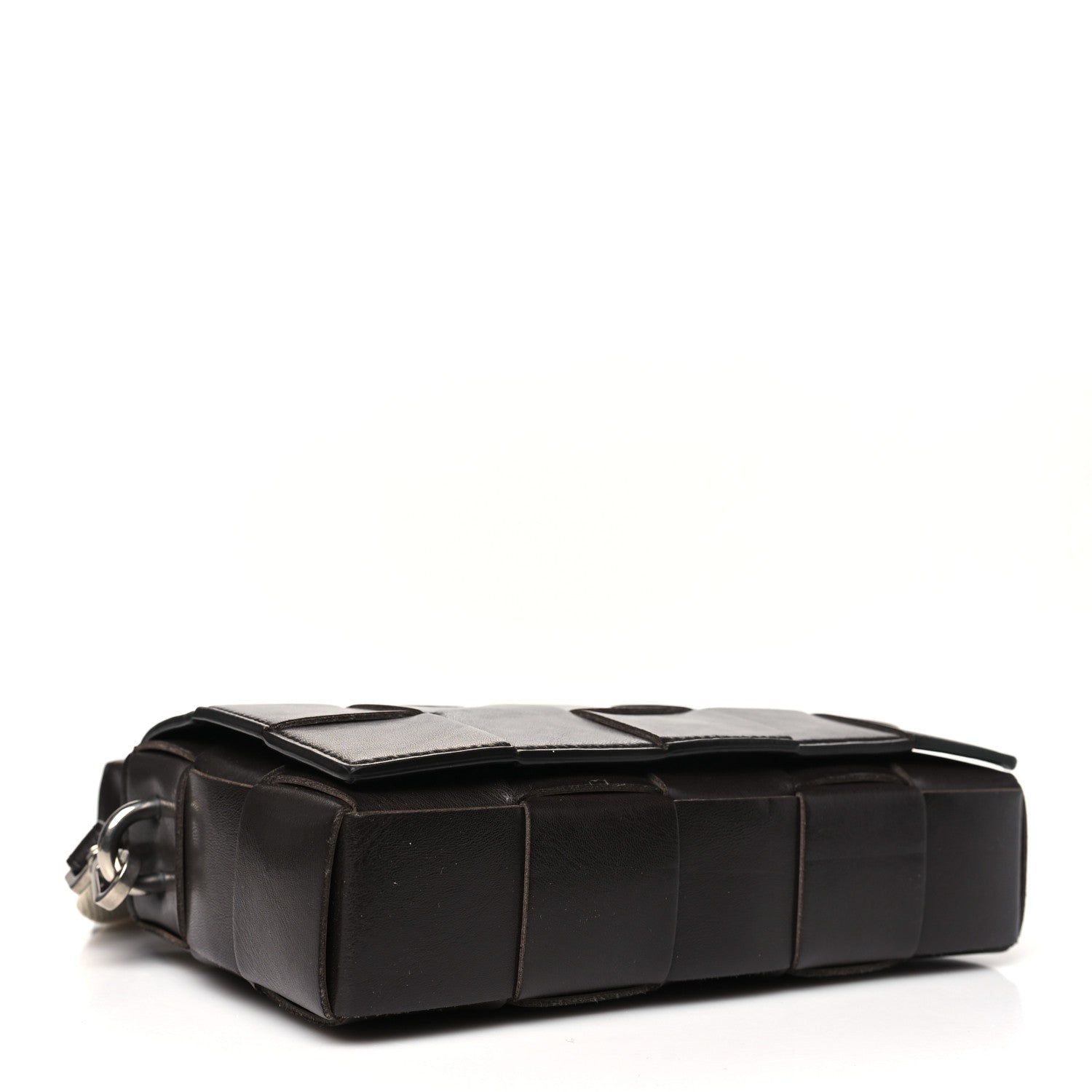 Calfskin Maxi Intrecciato Versatile Cassette Bag Brown
