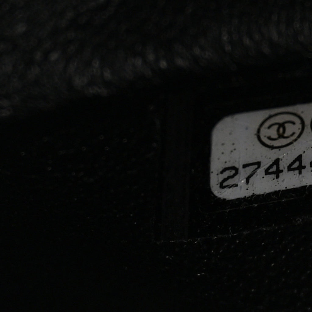 Crumpled Calfskin Chevron Quilted 2.55 Reissue 226 Black