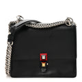 Vitello Liberty Studded Small Kan I Shoulder Bag Black Multicolor