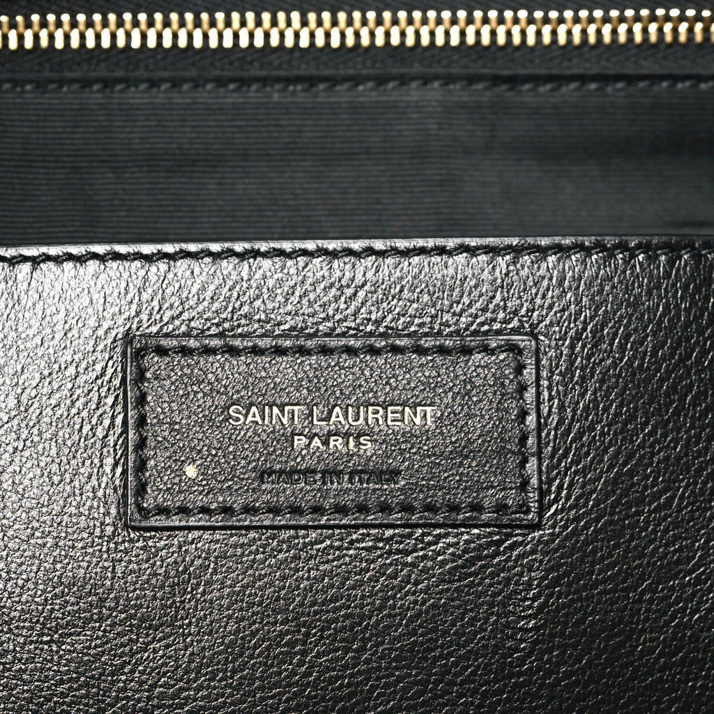 Lambskin Matelasse Monogram Large Jamie 4.3 Dark Sweet Chocolate