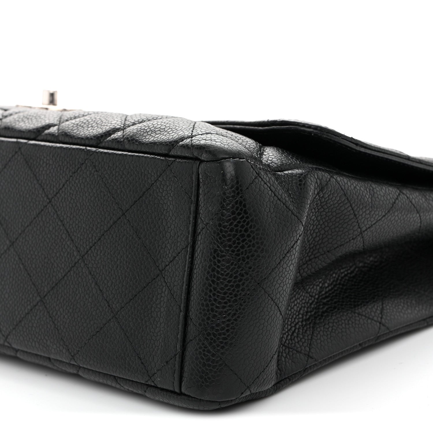 Caviar Maxi Single Flap Black