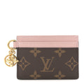 Monogram LV Charms  Holder Rose Ballerine