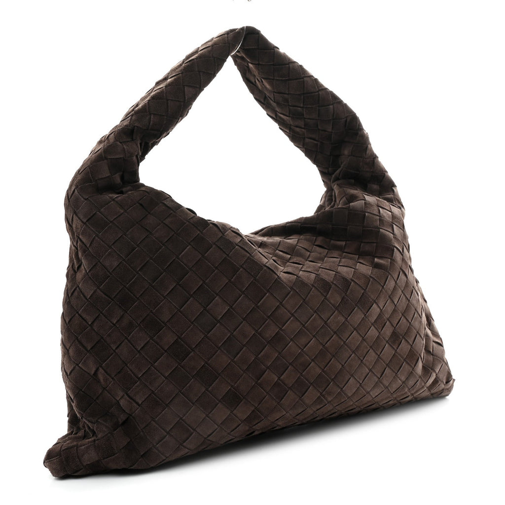 Suede Intrecciato Small Hop Fondant