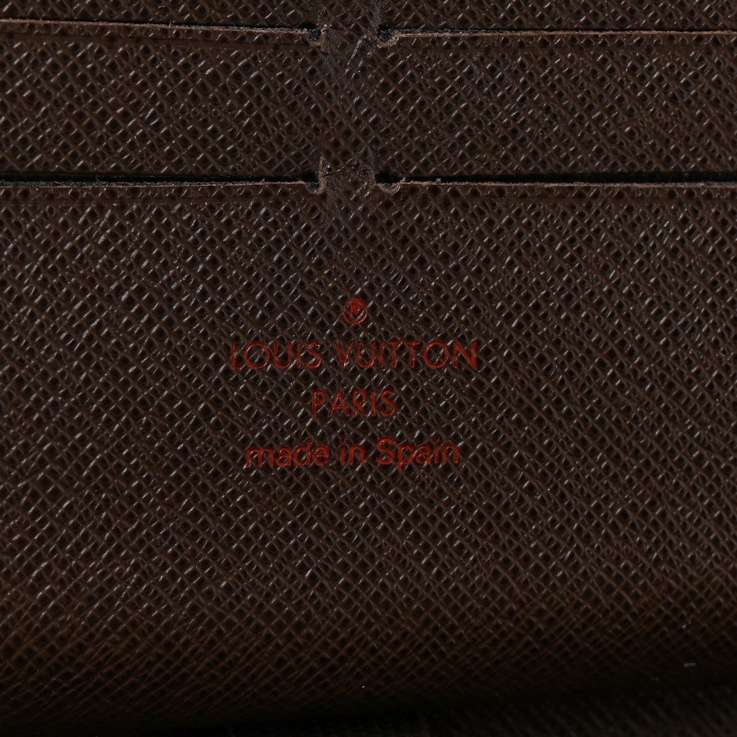 Damier Ebene Zippy Organizer Wallet