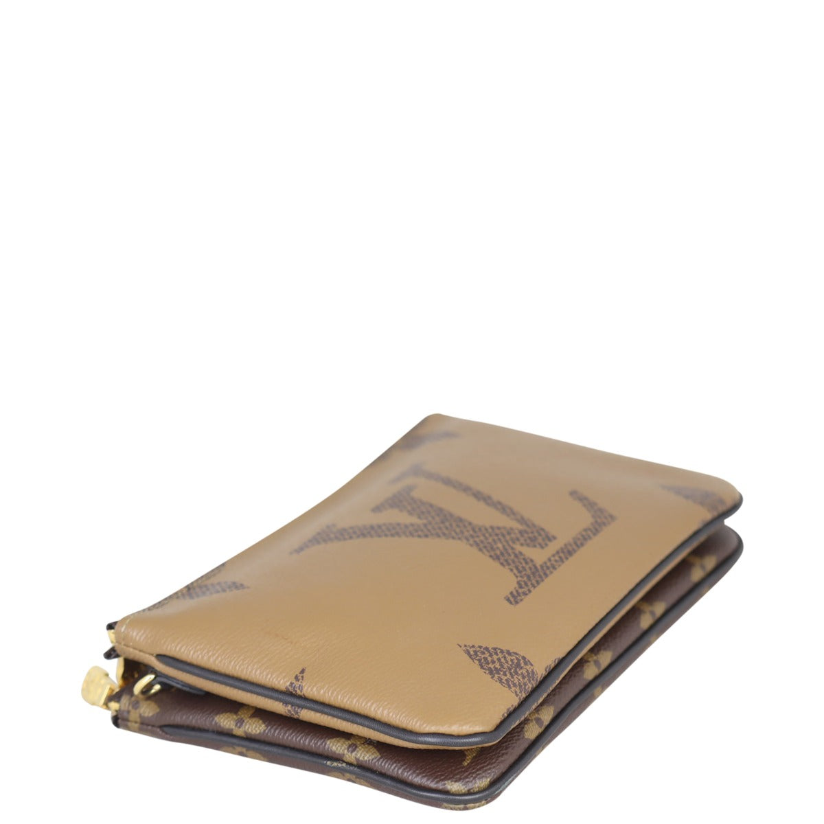 Louis Vuitton Double Zip Pochette Monogram Giant Reverse