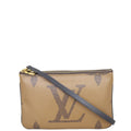 Louis Vuitton Double Zip Pochette Monogram Giant Reverse