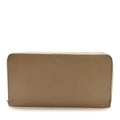 Grained Calfskin Large Zip Around Multifunction Wallet Dune