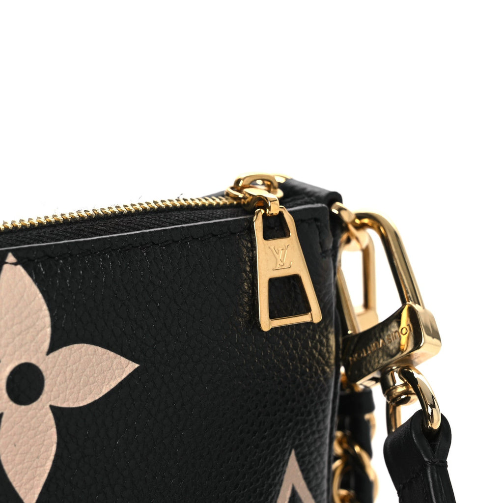 Empreinte Monogram Giant Multi Pochette Accessories Black Beige