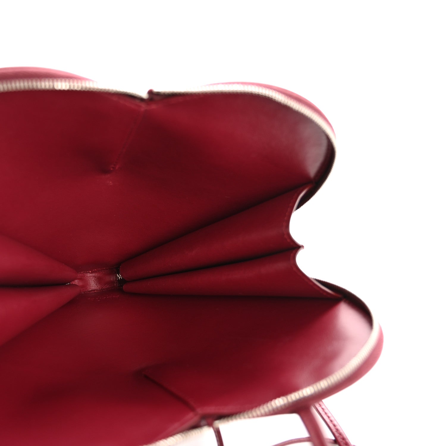 Patent Calfskin Le Coeur Bag Garnet Red