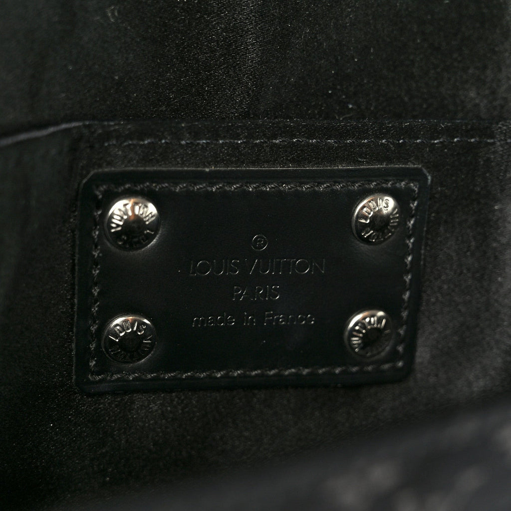 Satin Mini Monogram Conte De Fees Patchwork Musette Black
