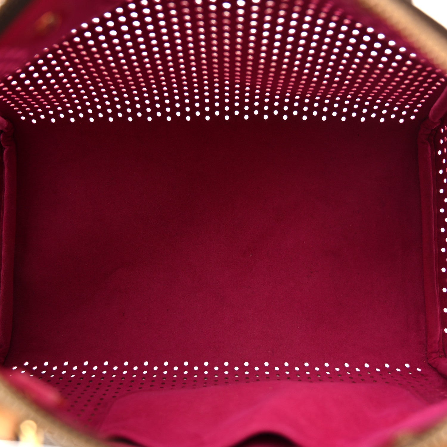 Monogram Perforated Speedy 30 Fuchsia