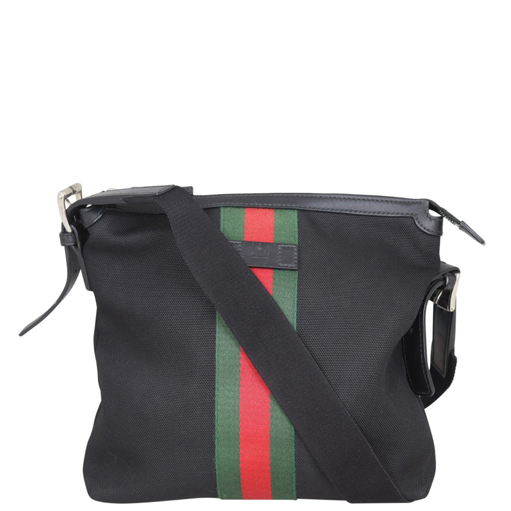 Gucci Web Messenger Bag Techno Canvas