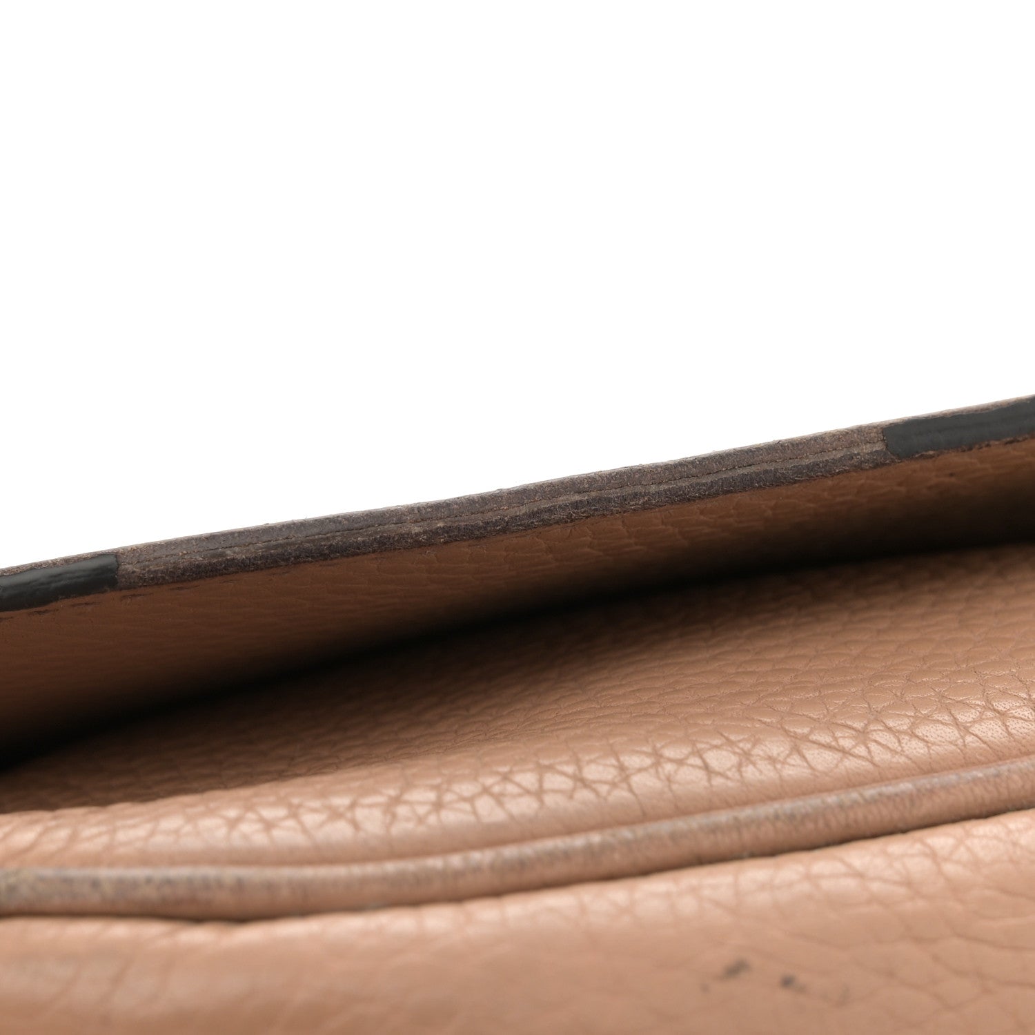 Pebbled Calfskin Medium Soho Flap Crossbody Camelia