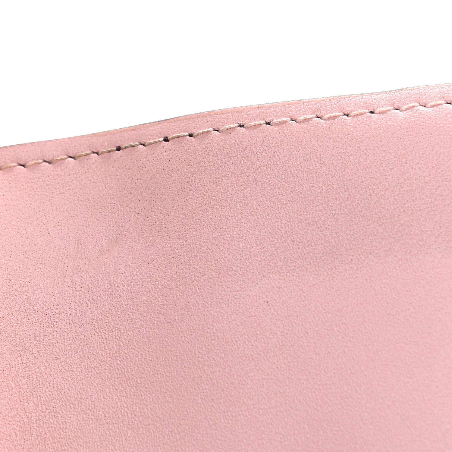 Monogram Flore Chain Wallet Rose Ballerine