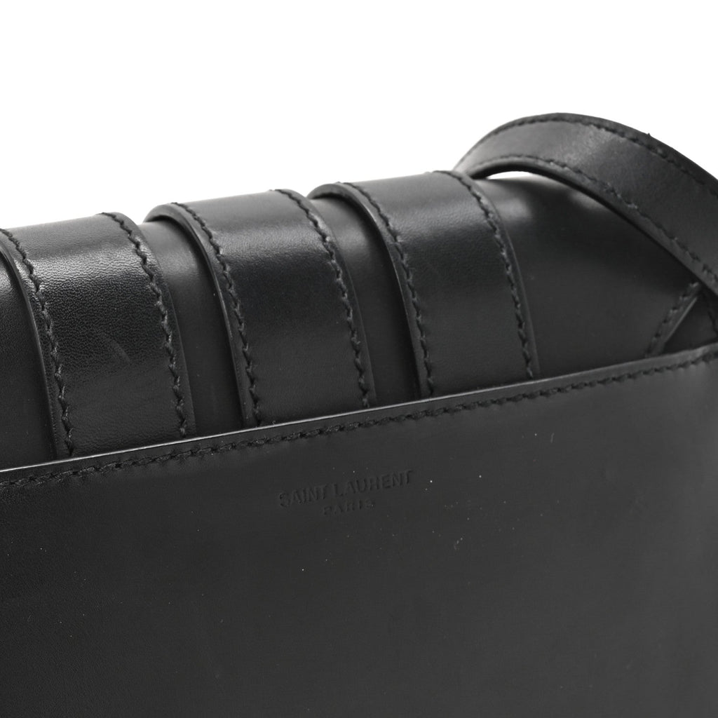 Smooth Calfskin Nico Shoulder Bag Black