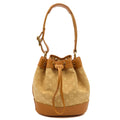 Louis Vuitton Bucket Bag Mini Lin Noe in Mini Lin Beige, Canvas
