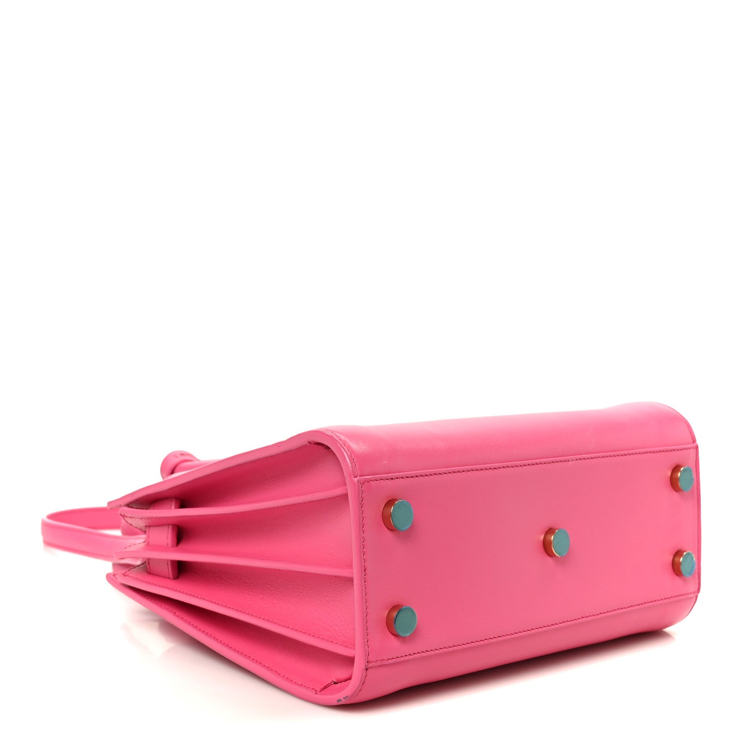 Calfskin Nano Sac De Jour Lipstick Fuchsia