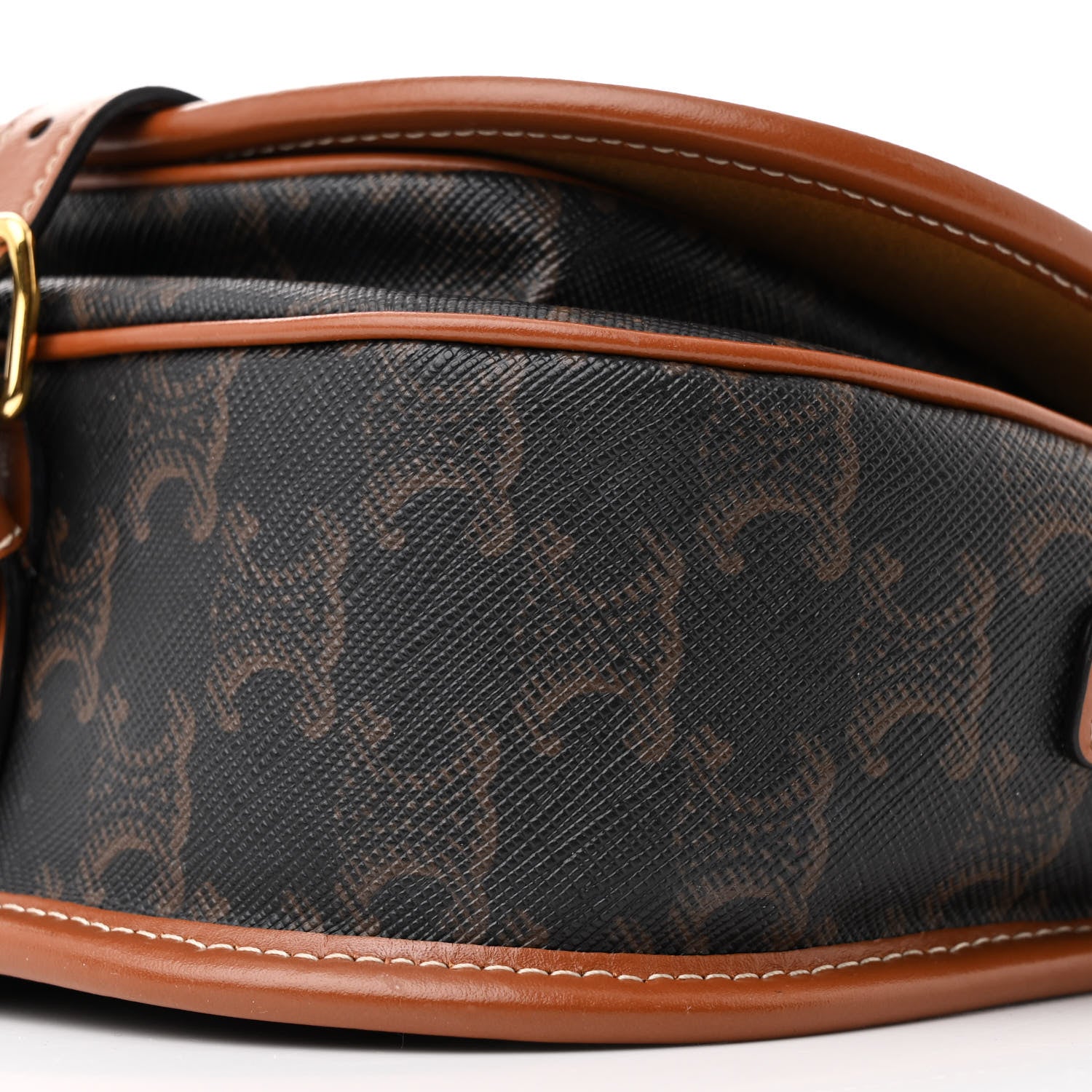 Triomphe Canvas Folco Bag Tan