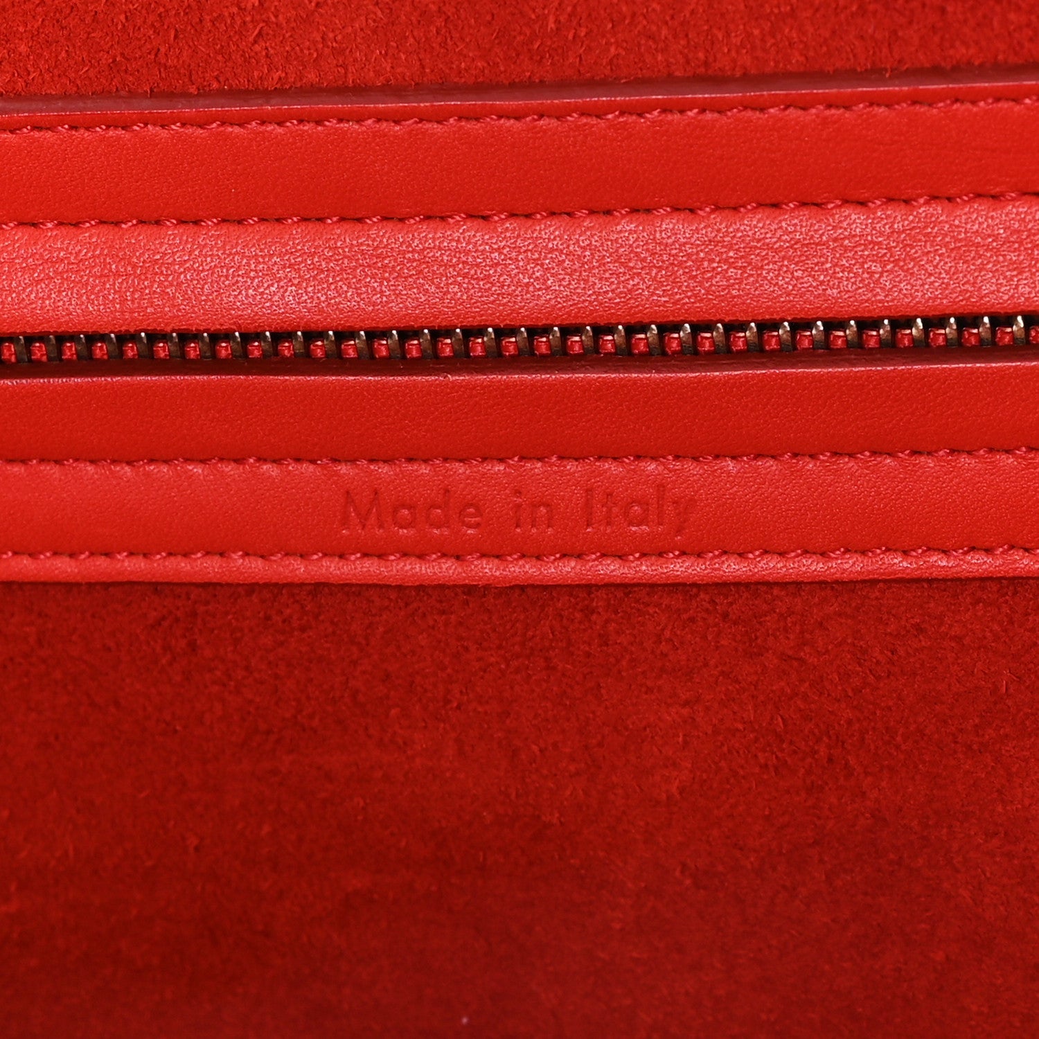 Supple Calfskin Medium Phantom Luggage Vermillion