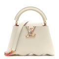 Taurillon Capucines Capushell Mini White
