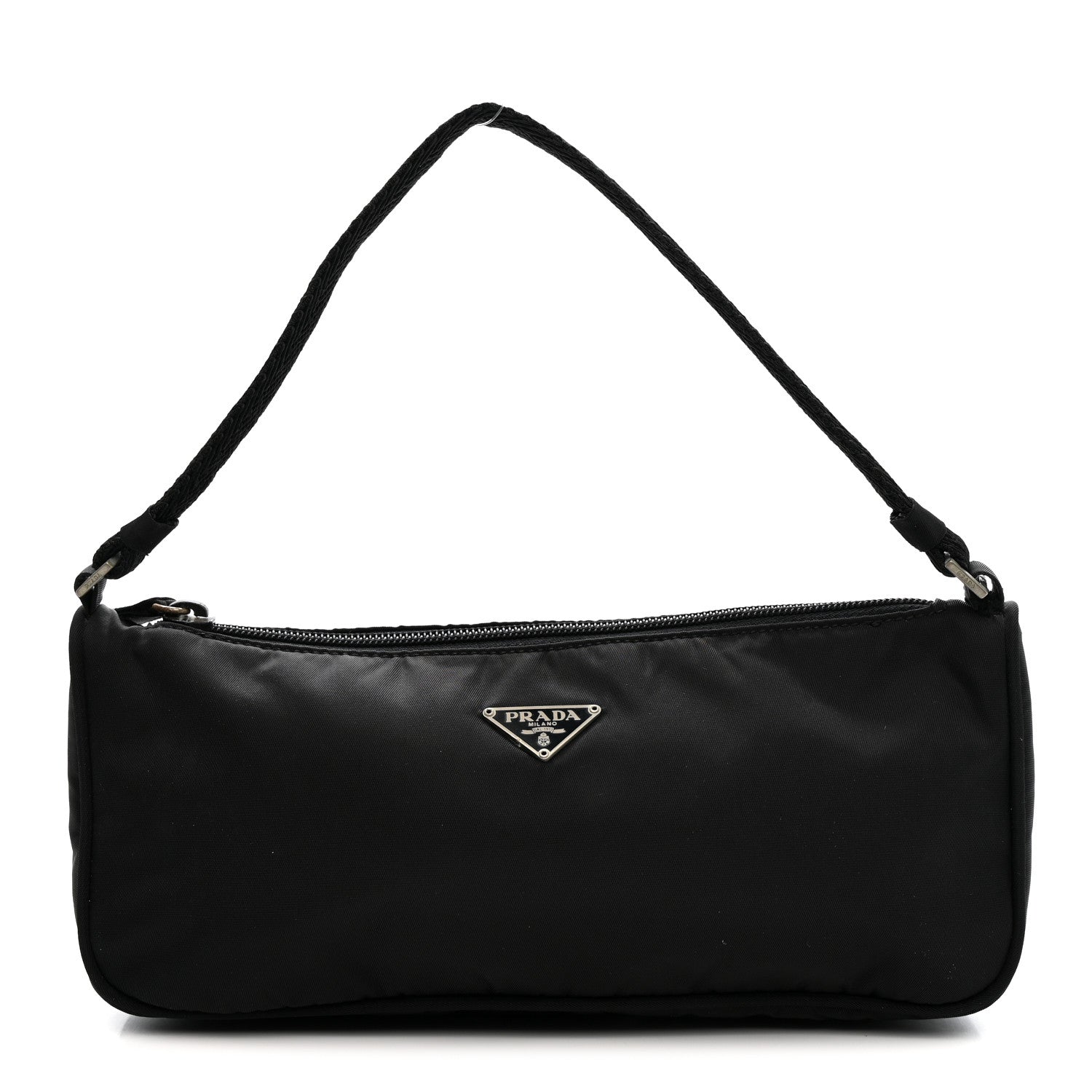 Tessuto Nylon Pochette Bag Black