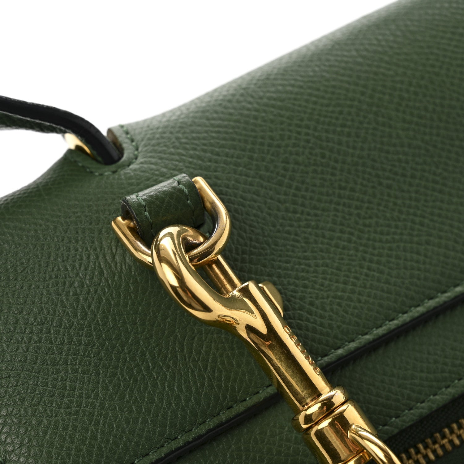 Grained Calfskin Mini Belt Bag Mint