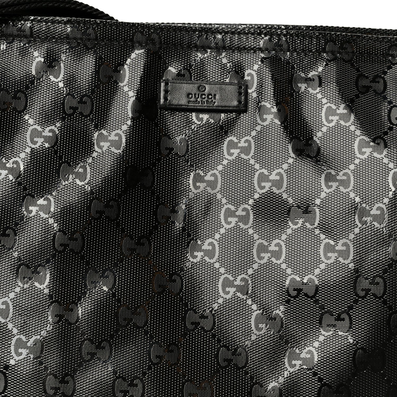 Imprime Monogram Medium Flat Messenger Bag Black