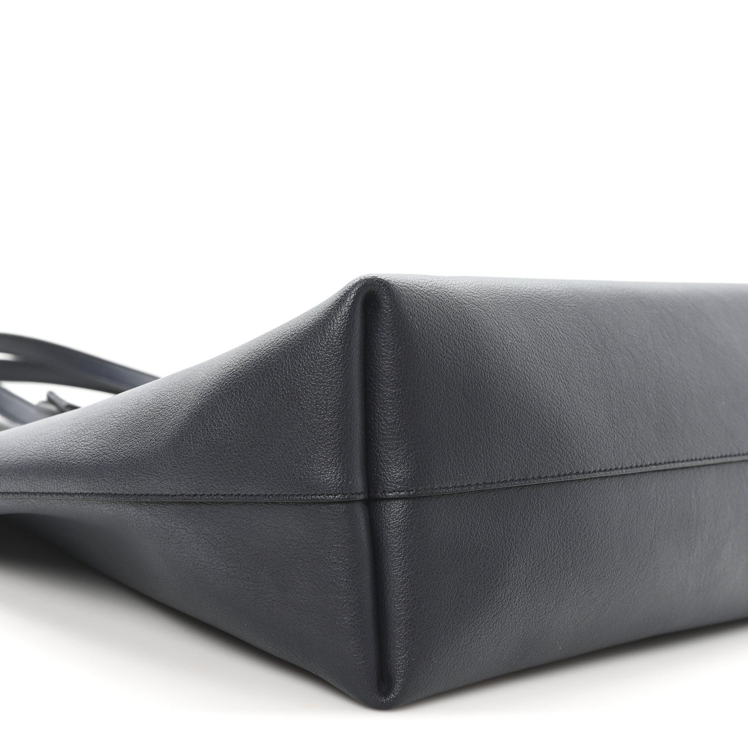 Calfskin Large Shopping Tote Deep Marine