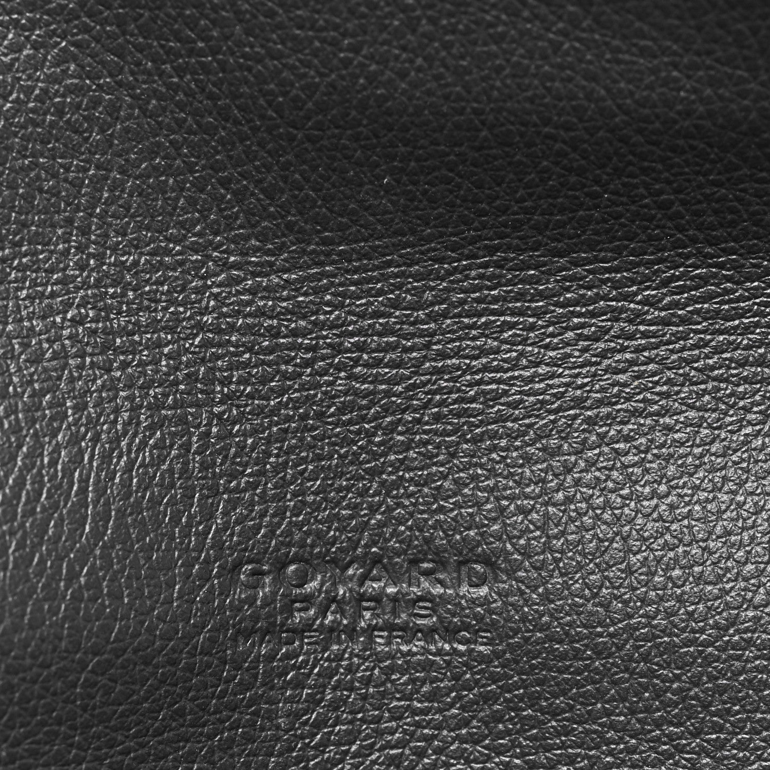 Goyardine Calfskin Chypre Wallet Pouch Navy