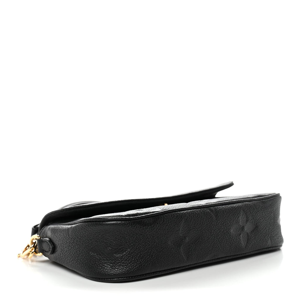 Empreinte Monogram Giant Ivy Wallet On Chain Black